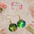 Boucles d'oreilles Aude acier fait main