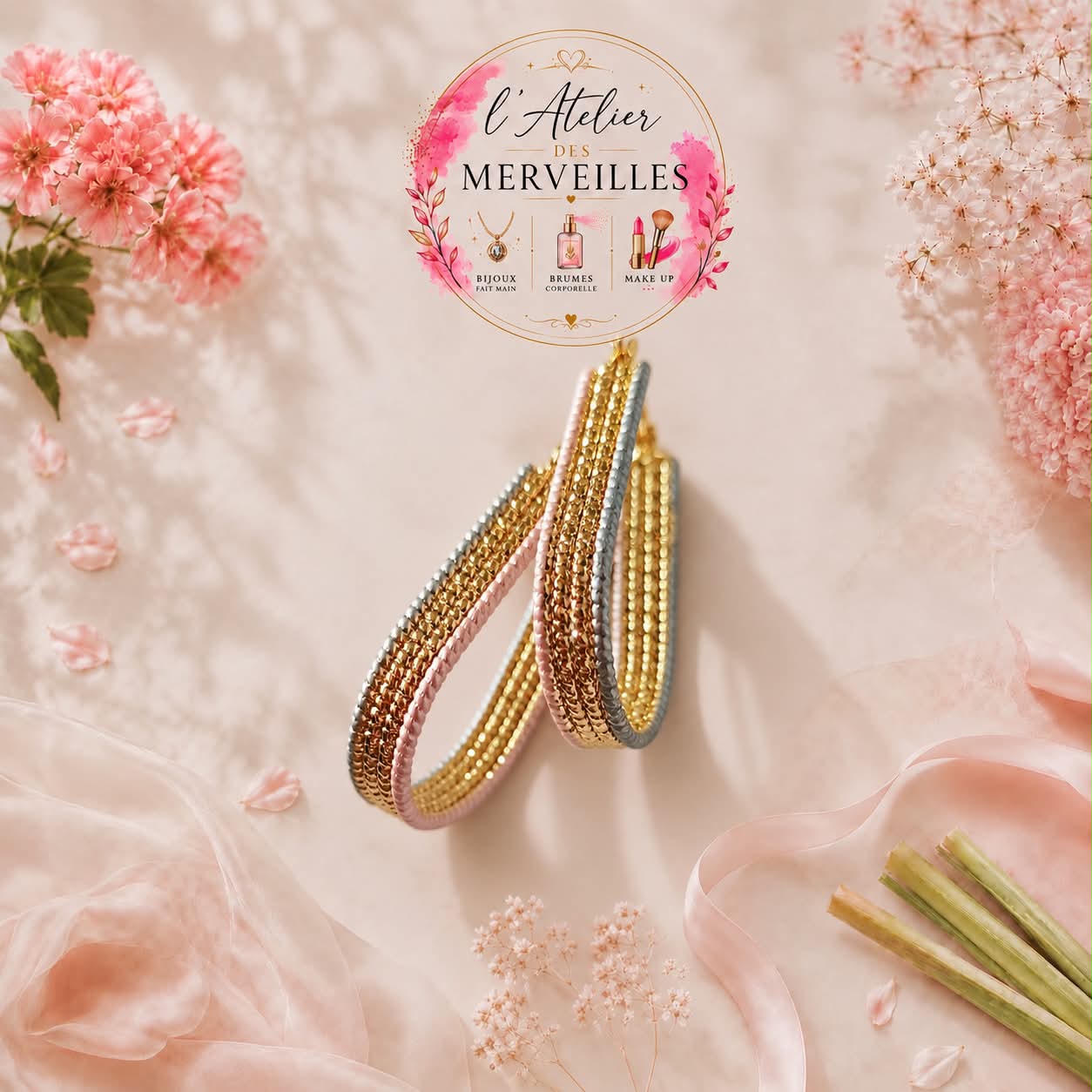 Boucles d'oreilles oriane acier inoxydable