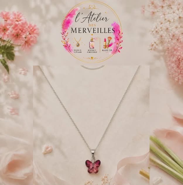 Collier Annie acier fait main