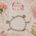 Bracelet Olivia acier fait main
