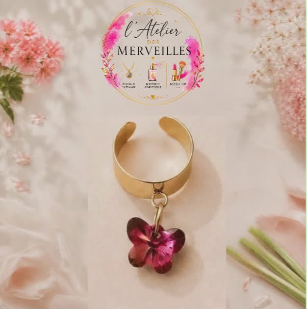 Bague Pauline acier fait main