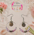 Noelle boucles d'oreilles en acier inoxydable fait main