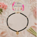 Collier Laura acier fait main