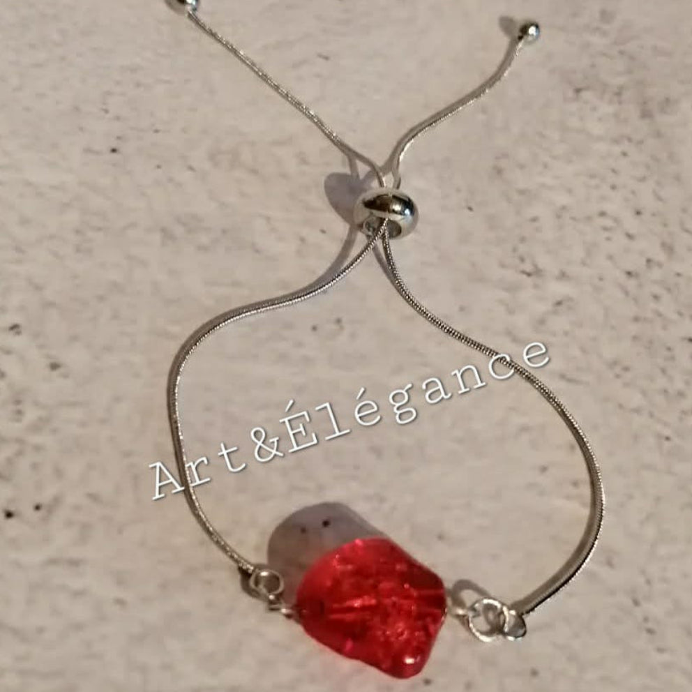 Bracelet giorga acier fait main