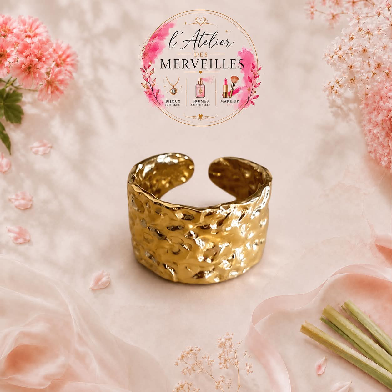 Bague Lina acier inoxydable