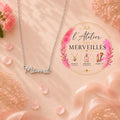 Collier mama acier inoxydable