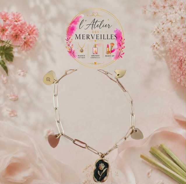 Bracelet Anaïs acier fait main