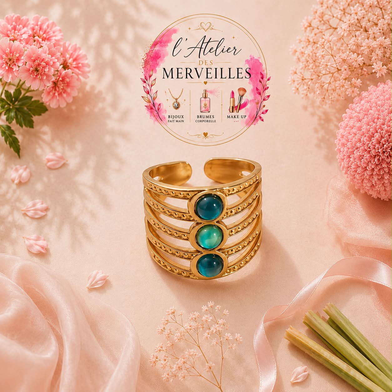Bague Louane acier inoxydable