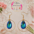 Boucles d'oreilles Anita acier fait main