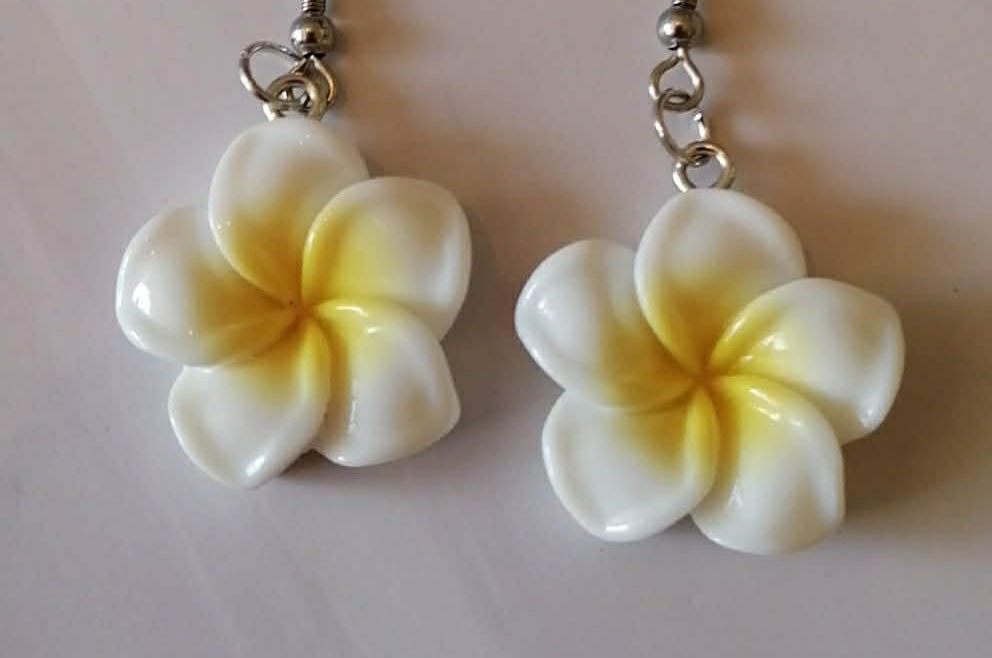 Boucles d'oreilles Noémie acier fait main