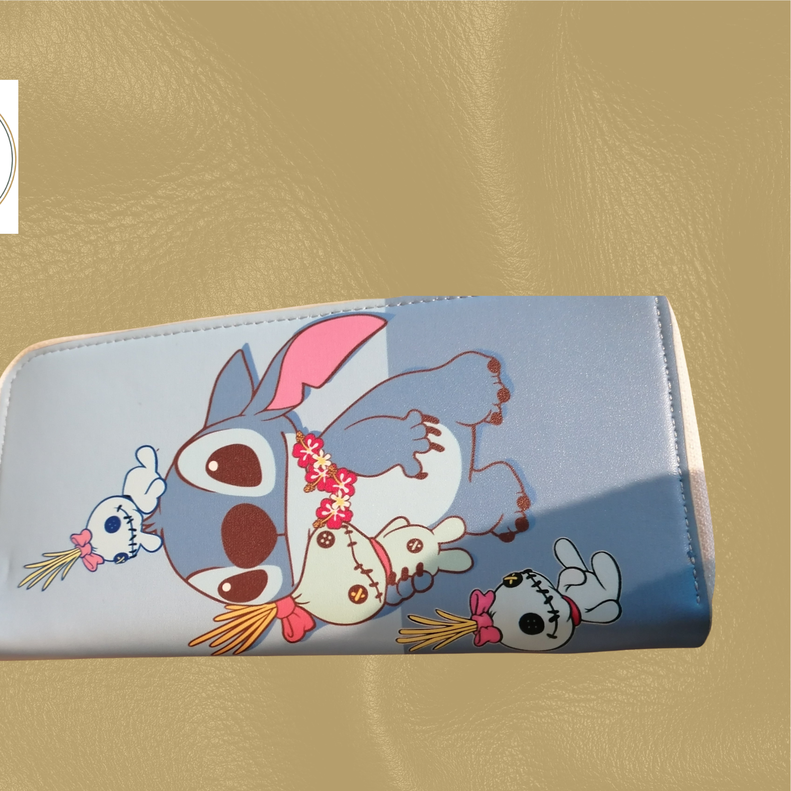 Porte feuille stitch