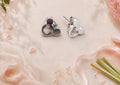 Boucles d'oreilles iris