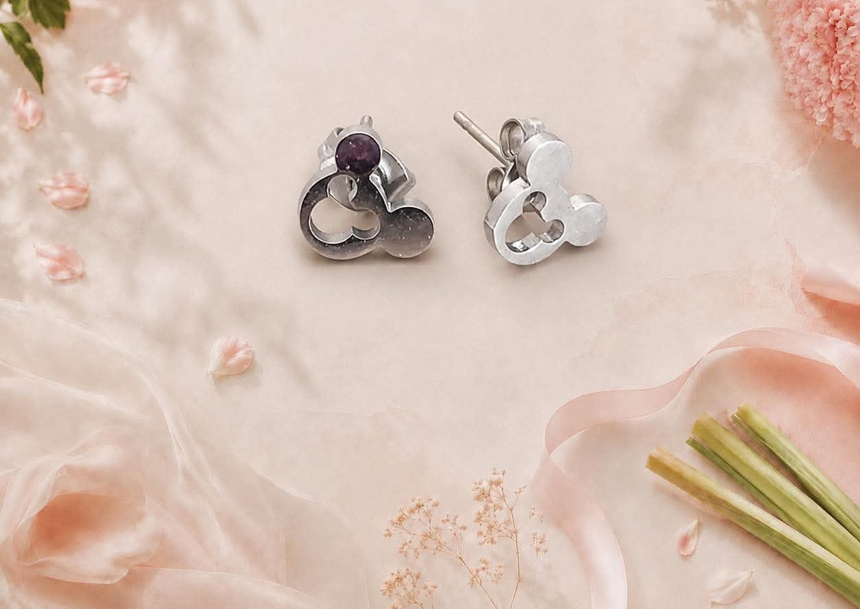 Boucles d'oreilles iris