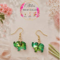 Boucles d'oreilles Ninon acier fait main