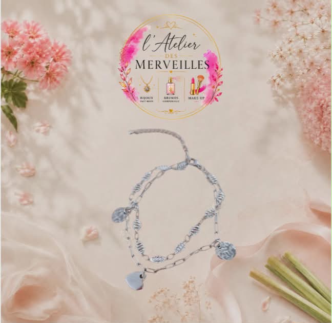 Bracelet manon acier fait main