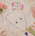 Parure Elsa acier fait main