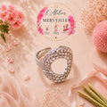 Bague Jeanne acier inoxydable