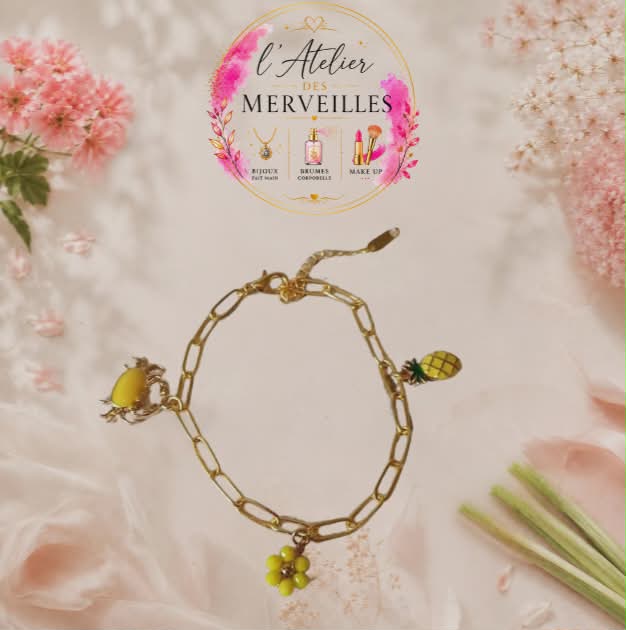 Bracelet Clémence acier fait main