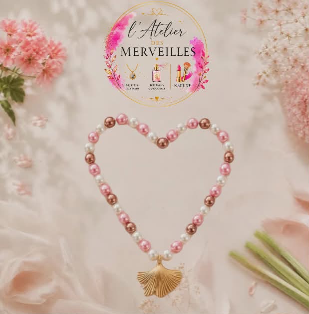 Collier louange acier fait main
