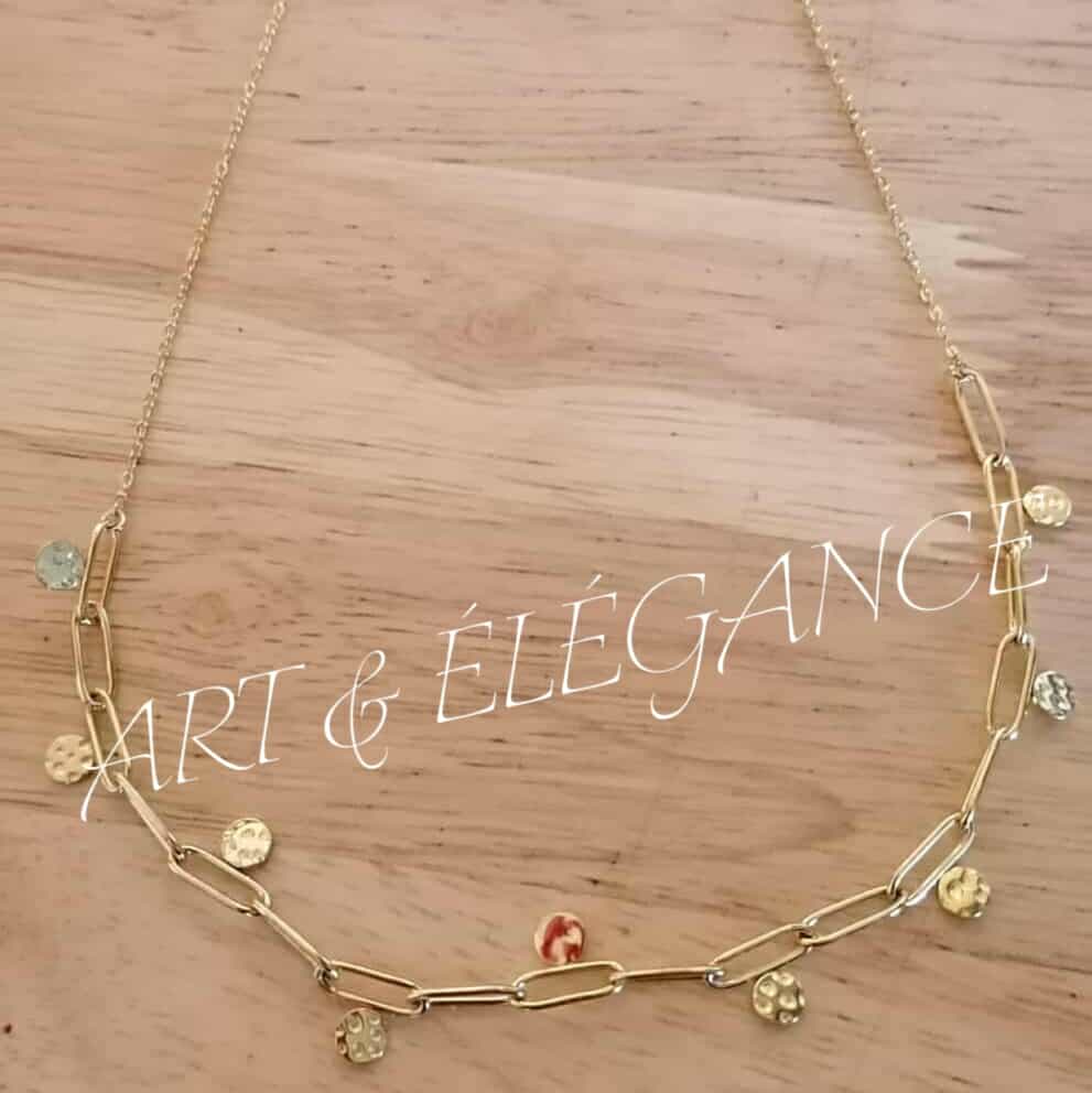 Collier Tina acier inoxydable