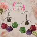 Bénédicte boucles d'oreilles en acier fait main