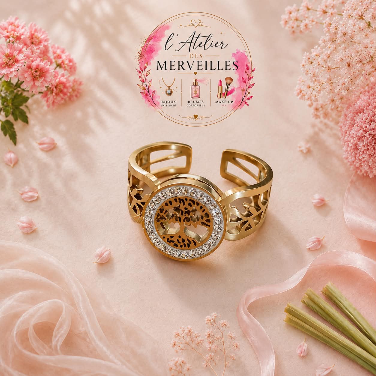Bague Louisette acier inoxydable