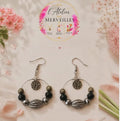 Katel boucle d'oreille acier inoxydable fait main