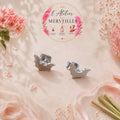 Boucles d'oreilles Vanessa acier inoxydable