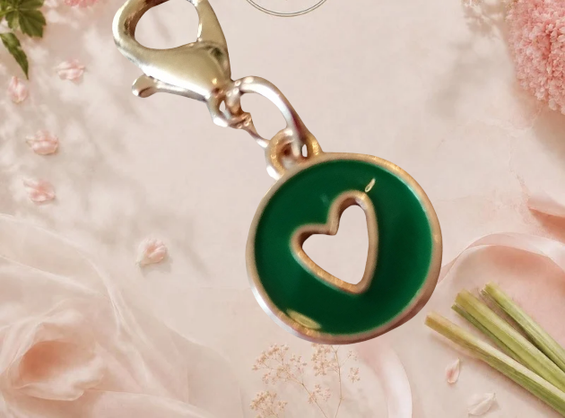 Cœur clips bijoux