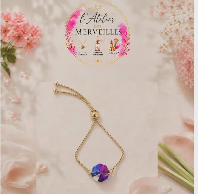 Bracelet Aude acier fait main