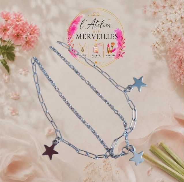 Bracelet Estelle acier fait main