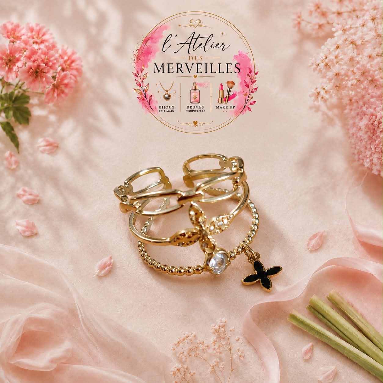 Bague Jina acier inoxydable