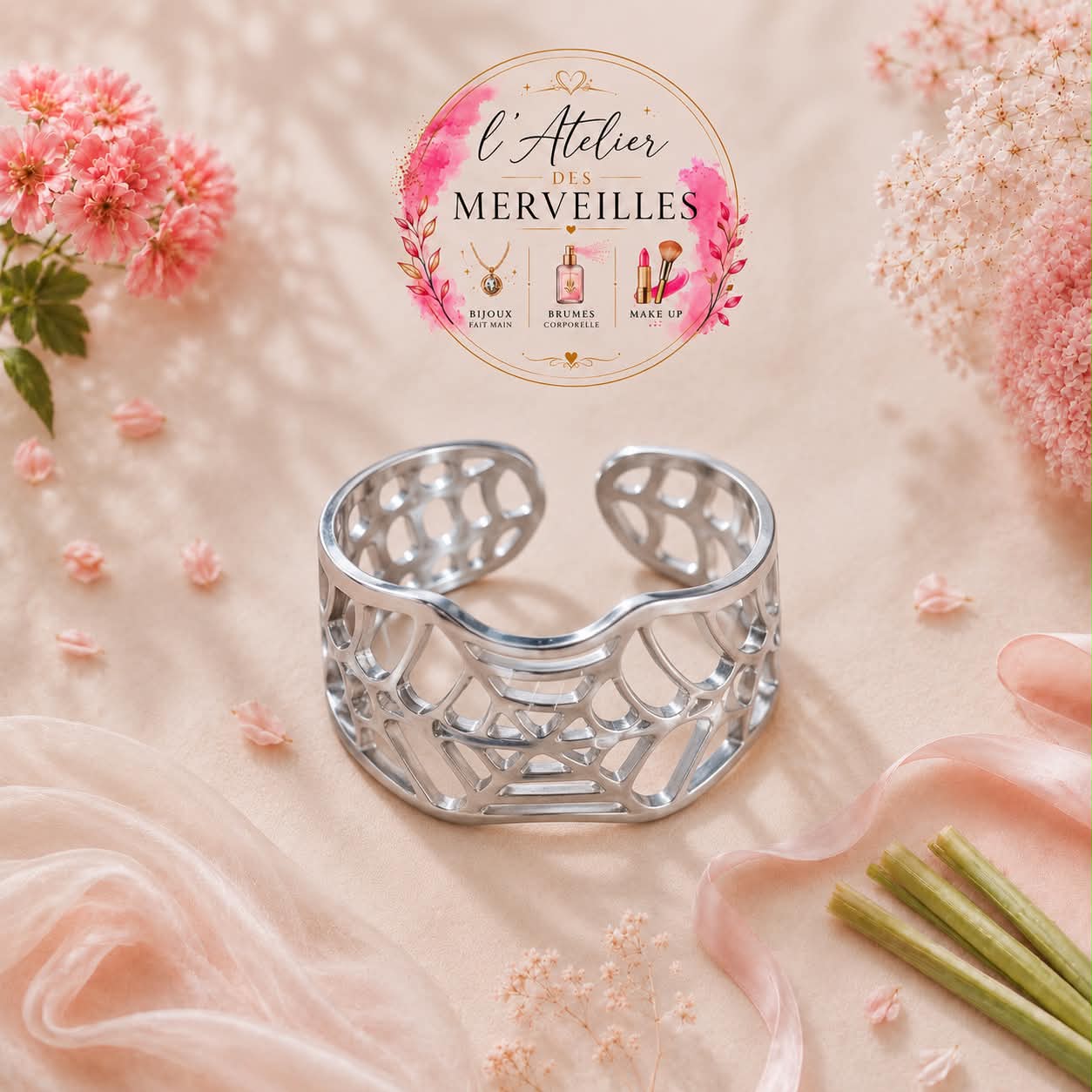 Bague Pascale acier inoxydable