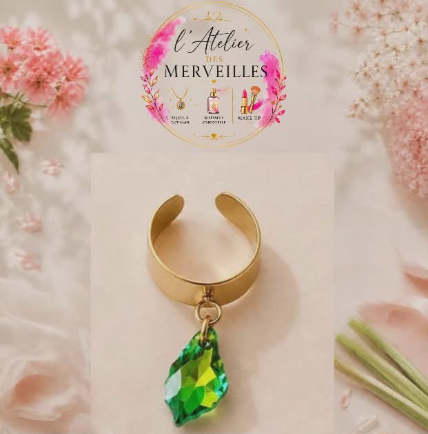 Bague Carol acier fait main