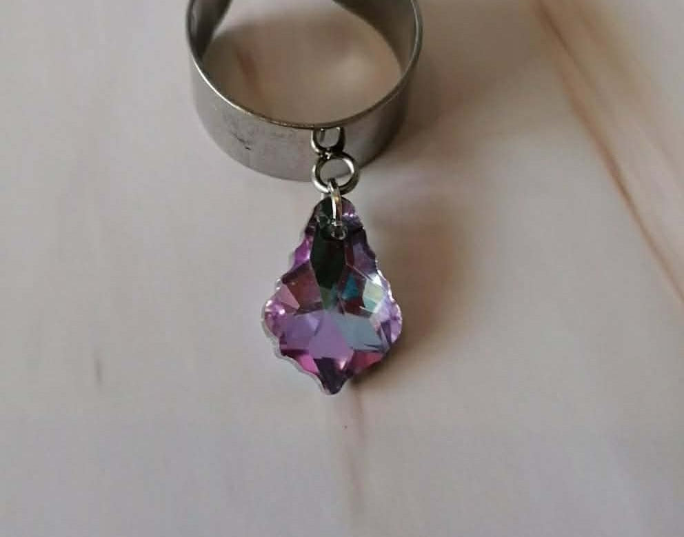 Bague Carol acier fait main