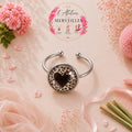 Bague Laetitia acier inoxydable