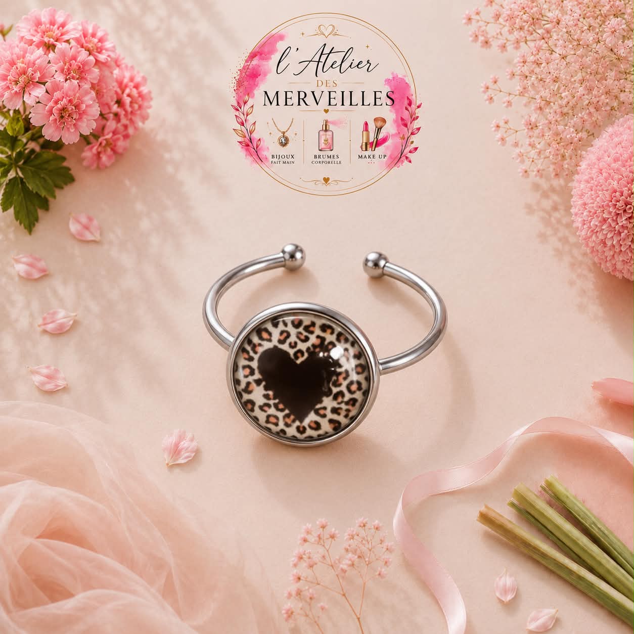 Bague Laetitia acier inoxydable