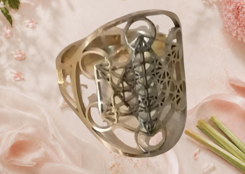 Bague aurélia acier inoxydable