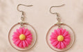 Boucles d'oreilles Margaret acier fait main