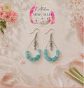 Boucles d'oreilles Inès acier fait main