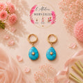 Boucles d'oreilles Émilie acier inoxydable
