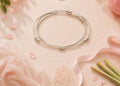 Bracelet cœur alliage