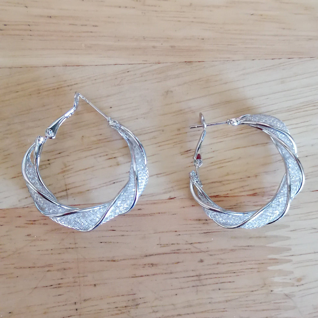 Boucles d'oreilles Marie acier inoxydable