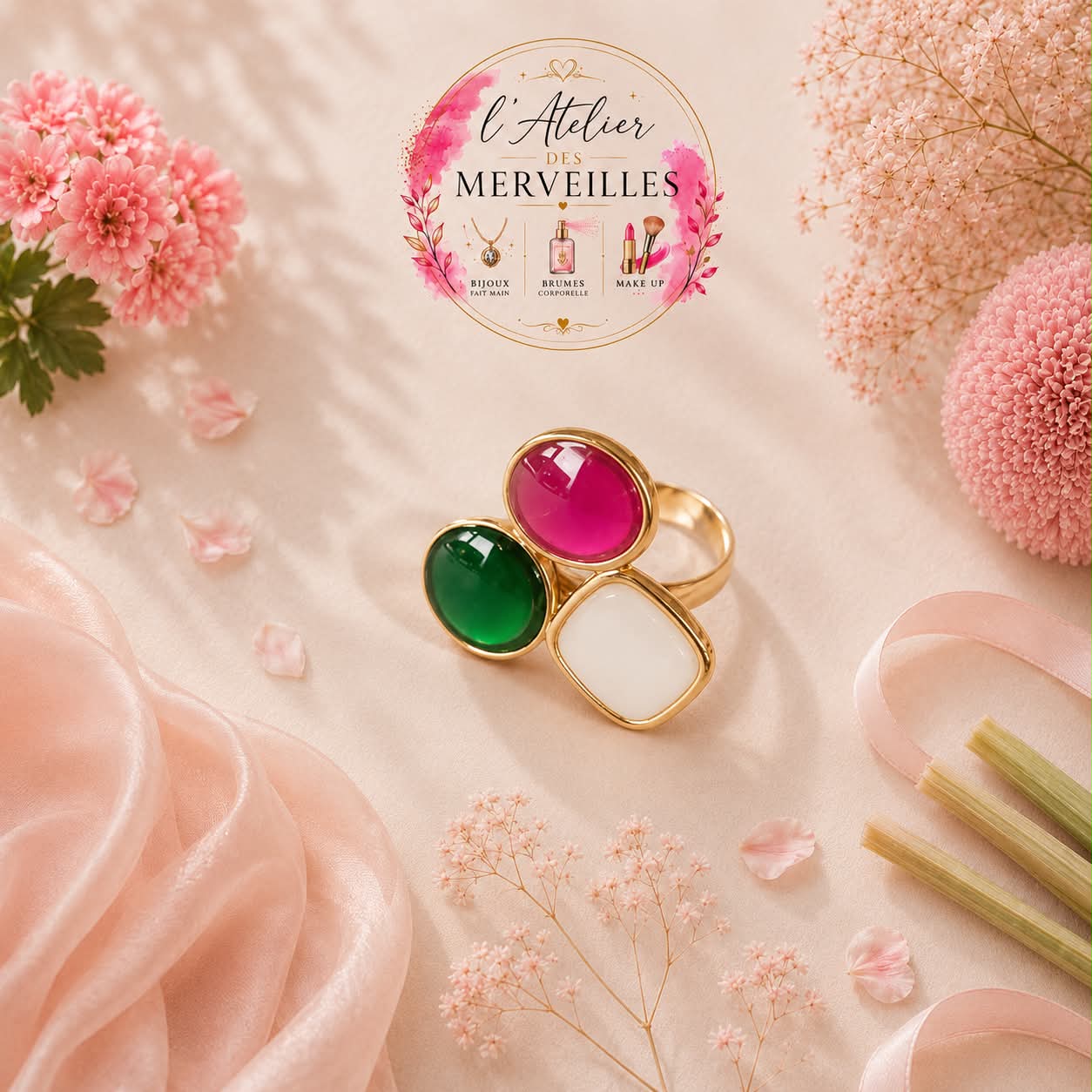 Bague Capucine acier inoxydable
