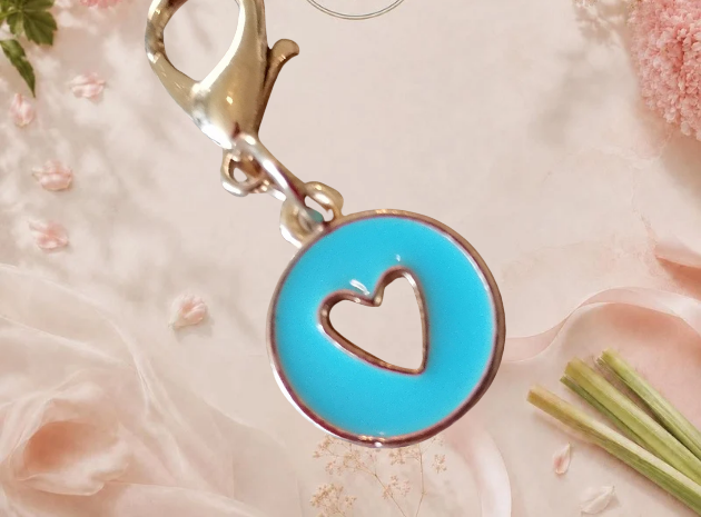 Cœur clips bijoux