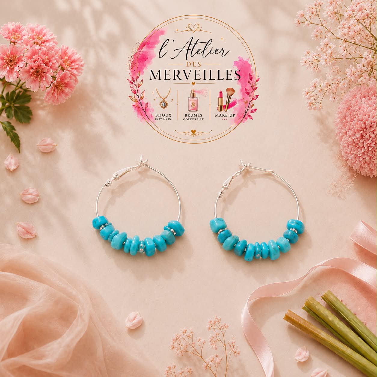 Boucles d'oreilles paula acier inoxydable