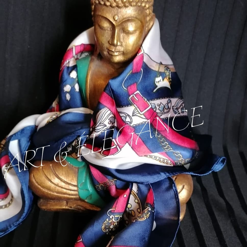 Foulard élégant 100 %polyester - 70*70cm🤍