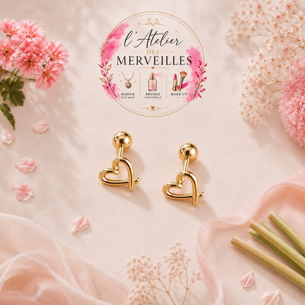 Boucles d'oreilles Inès acier inoxydable