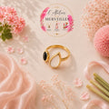 Bague amanda acier inoxydable