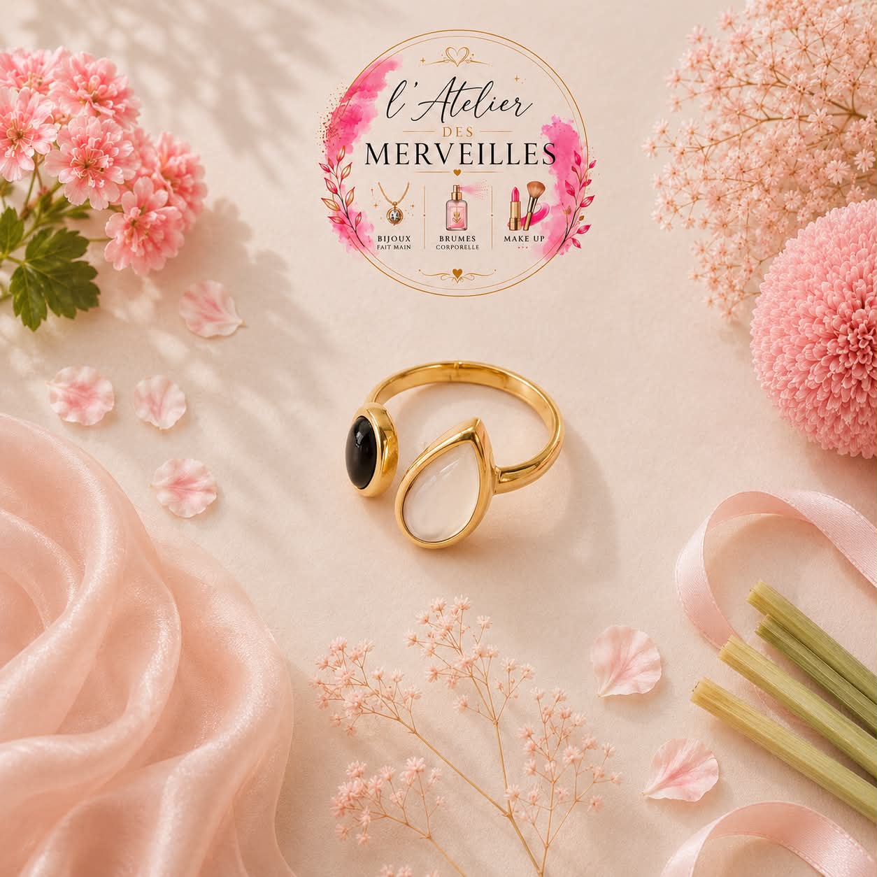 Bague amanda acier inoxydable